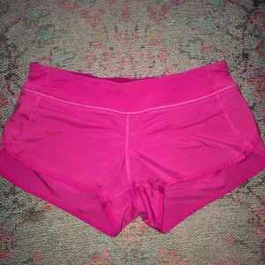 lululemon speed shorts